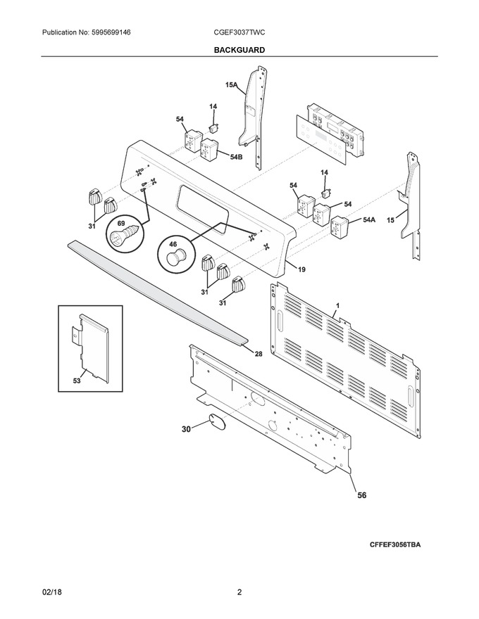 Diagram for CGEF3037TWC