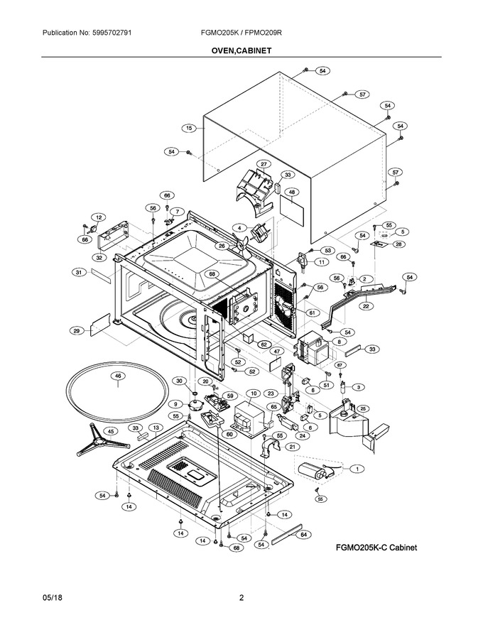 Diagram for FGMO205KWC