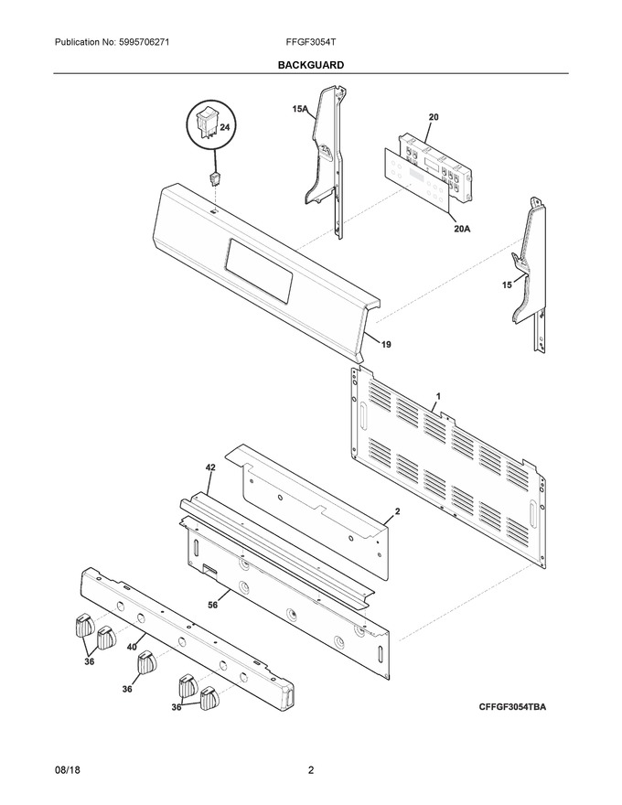 Diagram for FFGF3054TWC