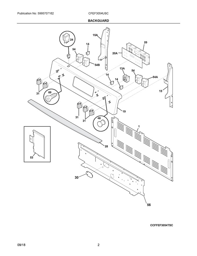 Diagram for CFEF3054USC