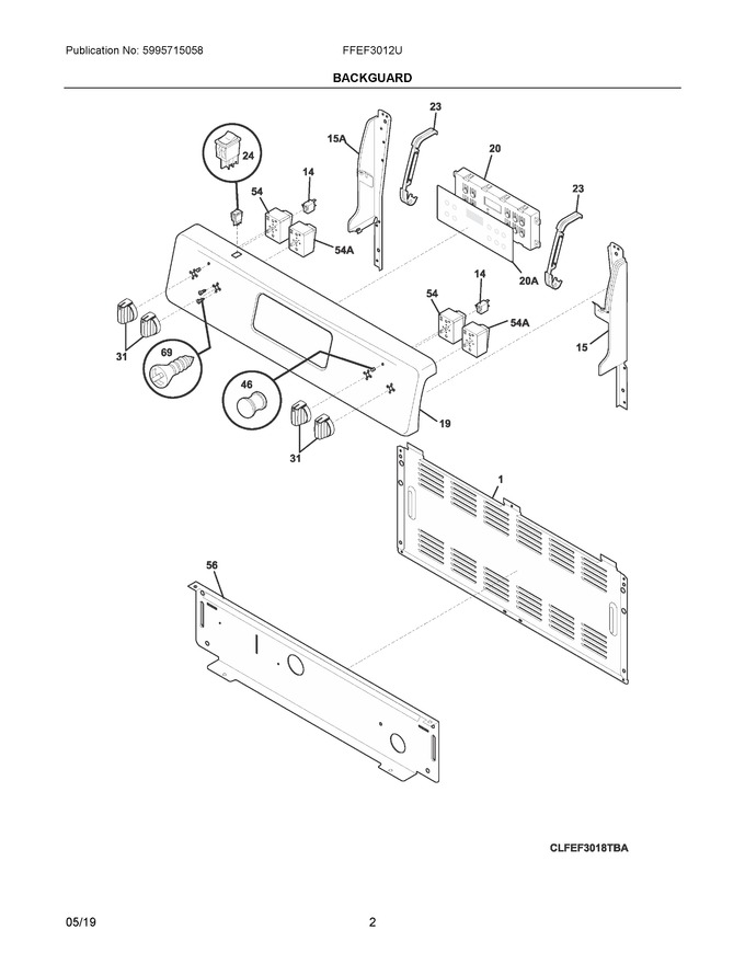 Diagram for FFEF3012UWC