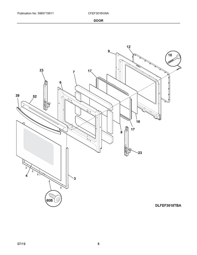 Diagram for CFEF3016VWA