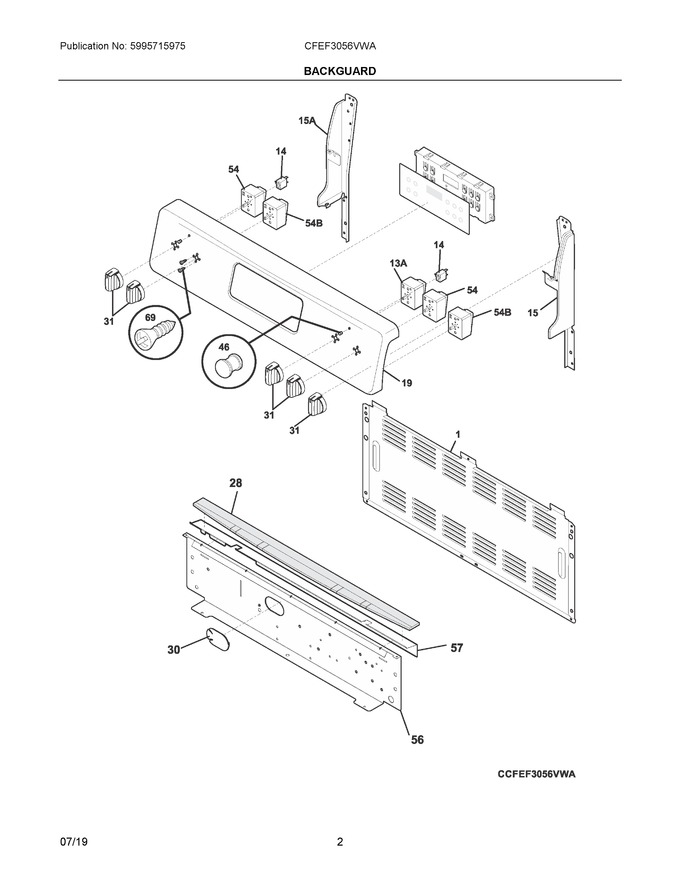 Diagram for CFEF3056VWA