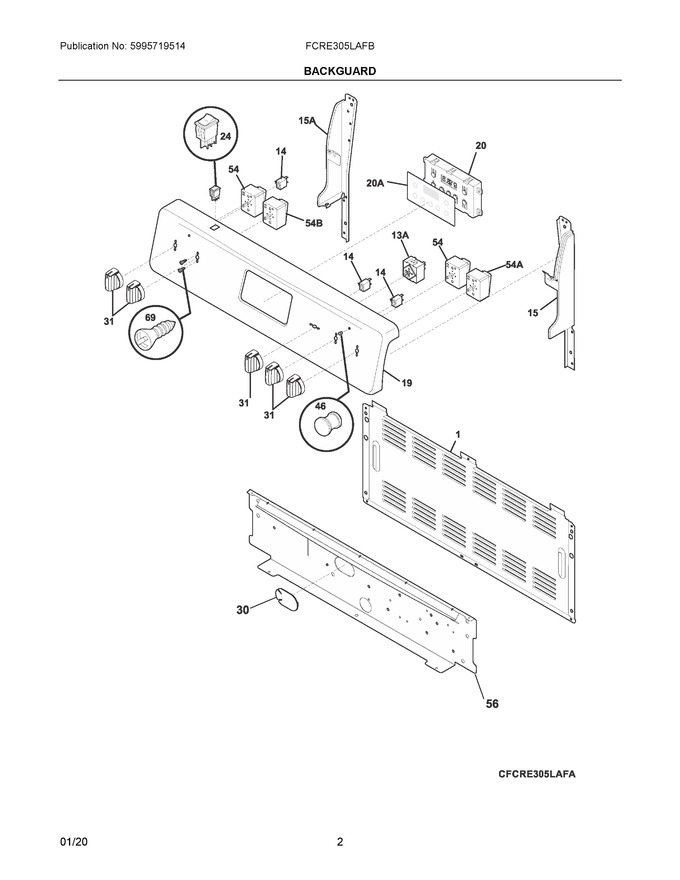 Diagram for FCRE305LAFB