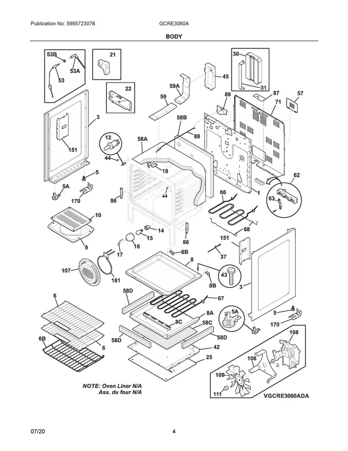 Diagram for GCRE3060ADD