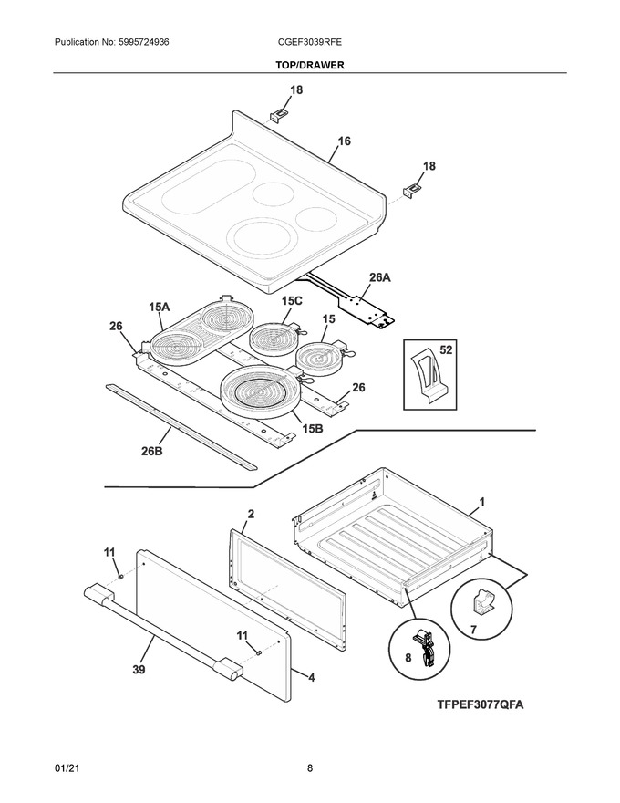 Diagram for CGEF3039RFE