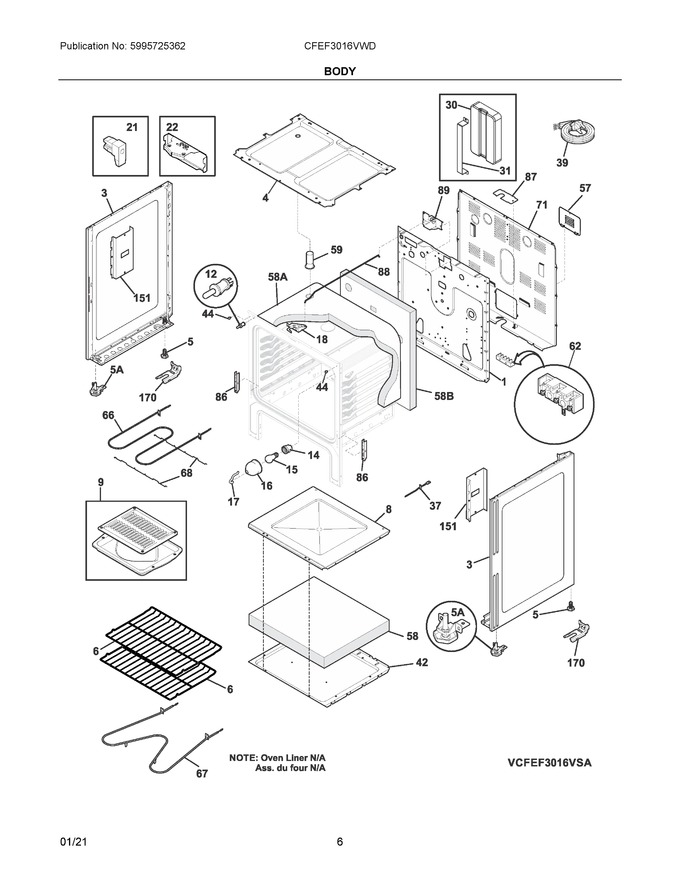 Diagram for CFEF3016VWD