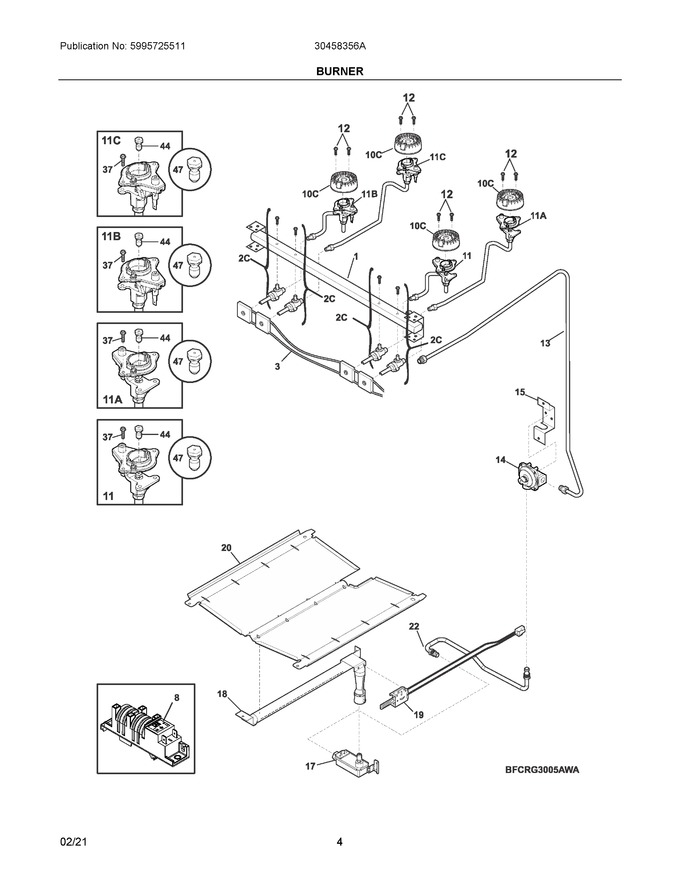 Diagram for 30458356A