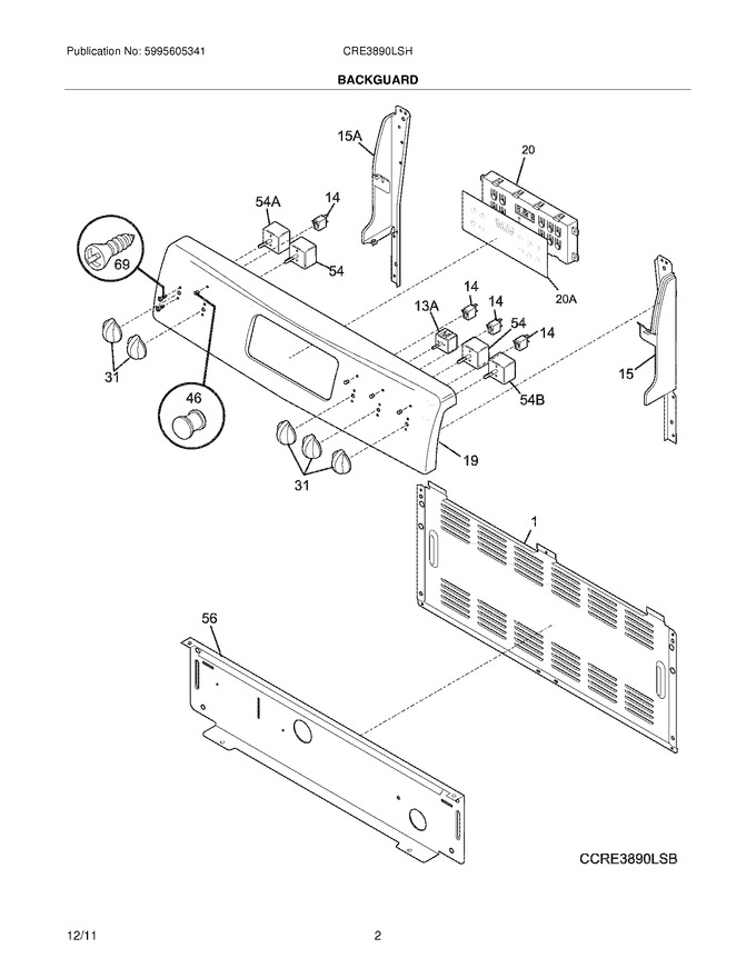 Diagram for CRE3890LSH