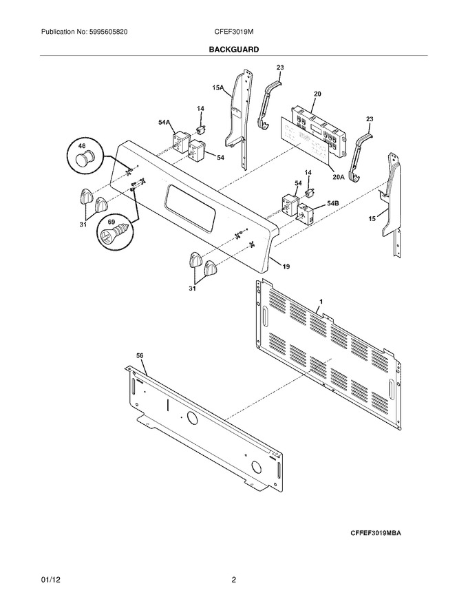 Diagram for CFEF3019MWB