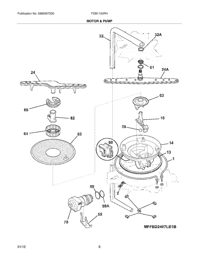 Diagram for FDB1100RHQ3B