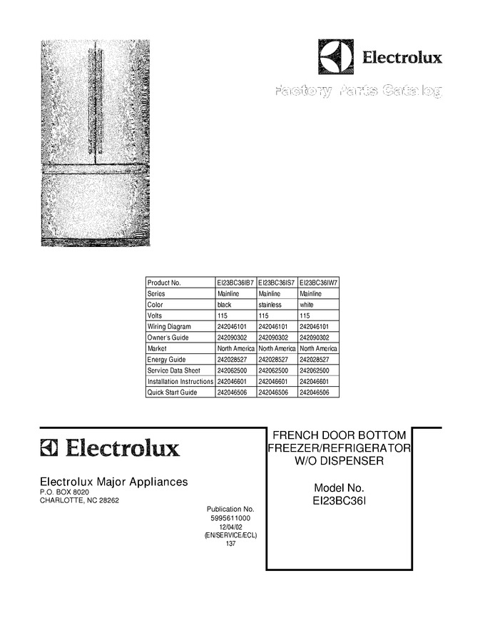 Diagram for EI23BC36IW7