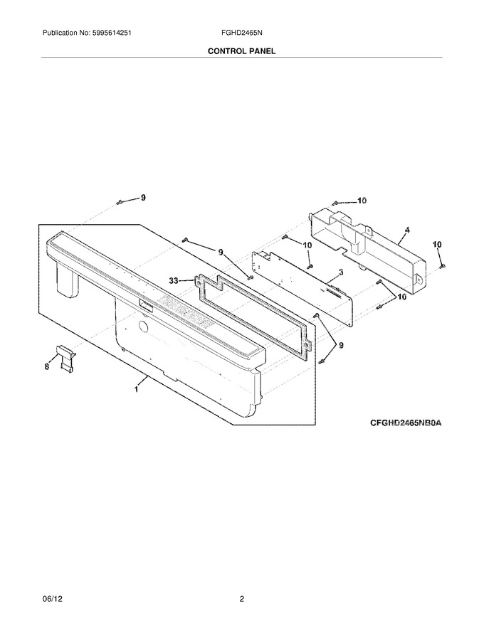 Diagram for FGHD2465NW1A