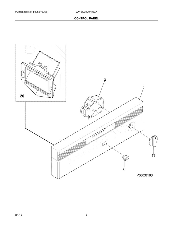 Diagram for WWBD2400HW3A