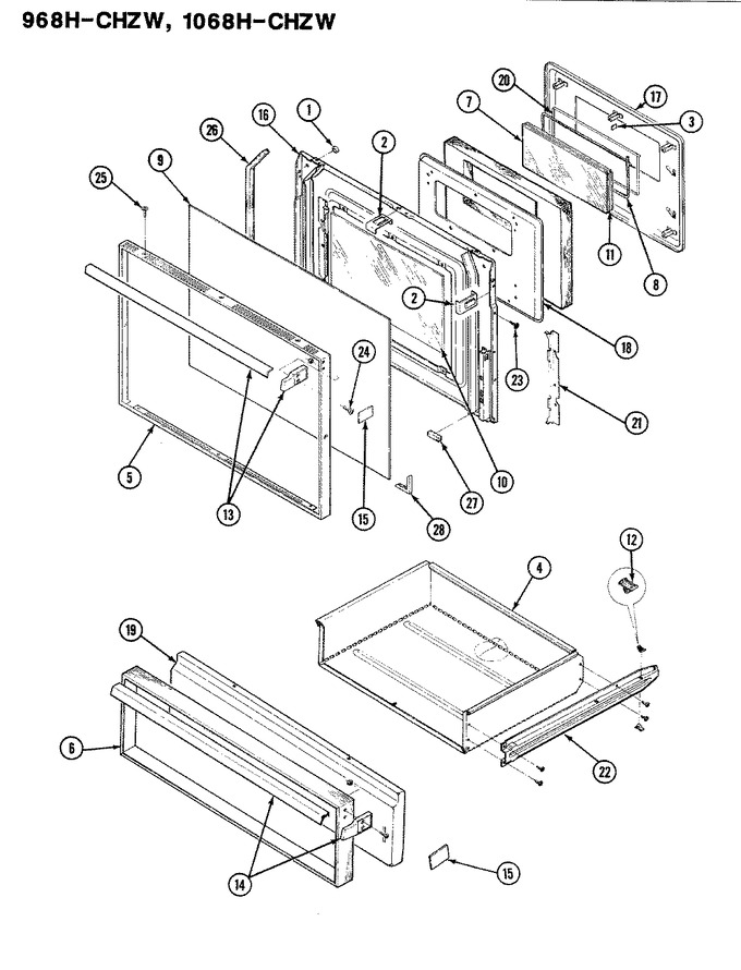 Diagram for 968WH-CHZW