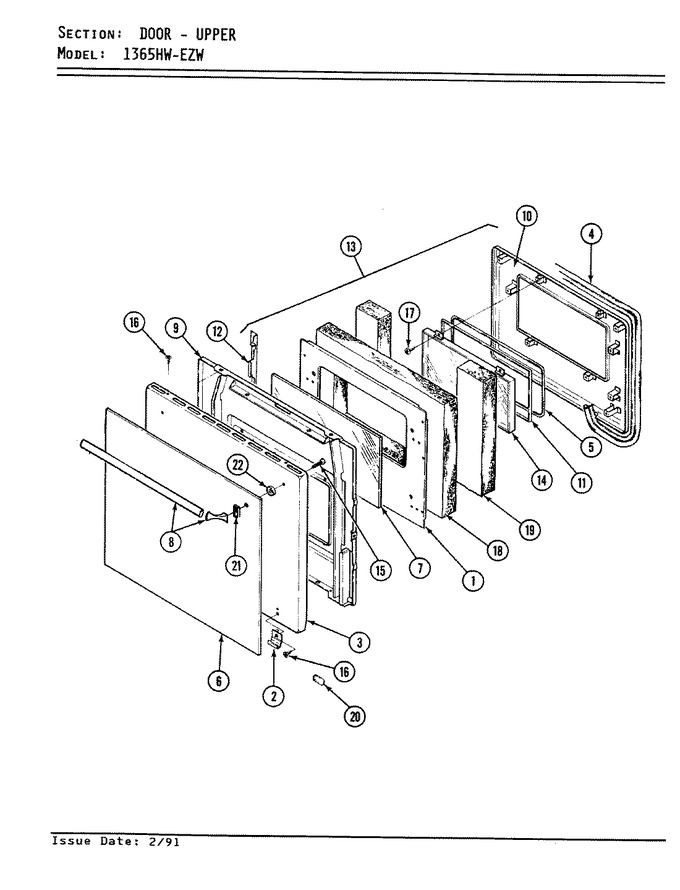 Diagram for 1365HW-EZW