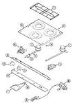 Diagram for 02 - Main Top & Burner Assembly