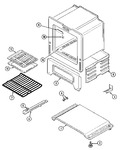 Diagram for 04 - Oven/base (3100spx,3100spx-k)