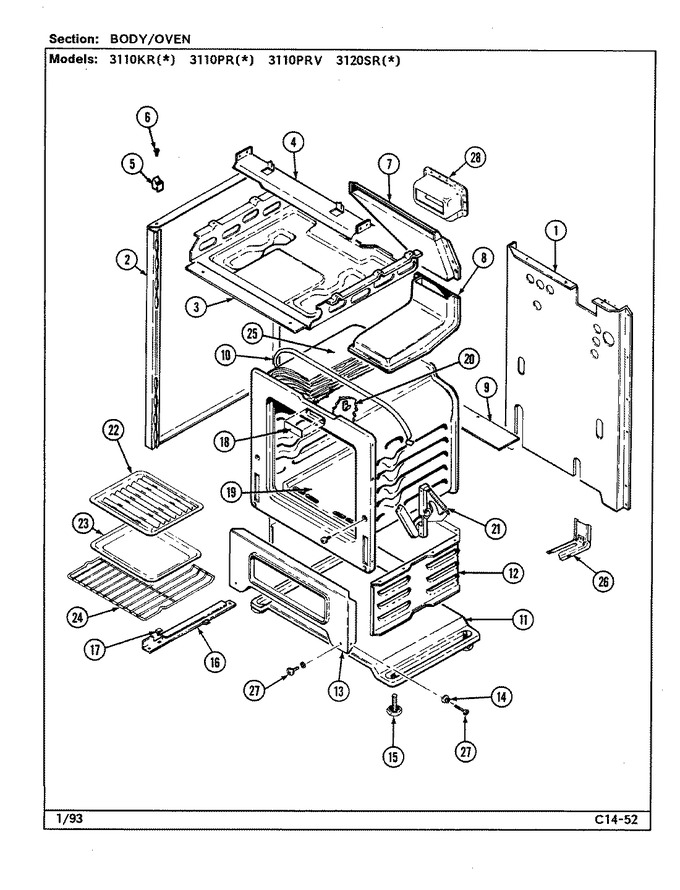 Diagram for 3120SRA