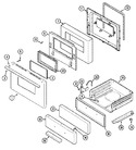 Diagram for 03 - Door/drawer (d3121wtxlt)