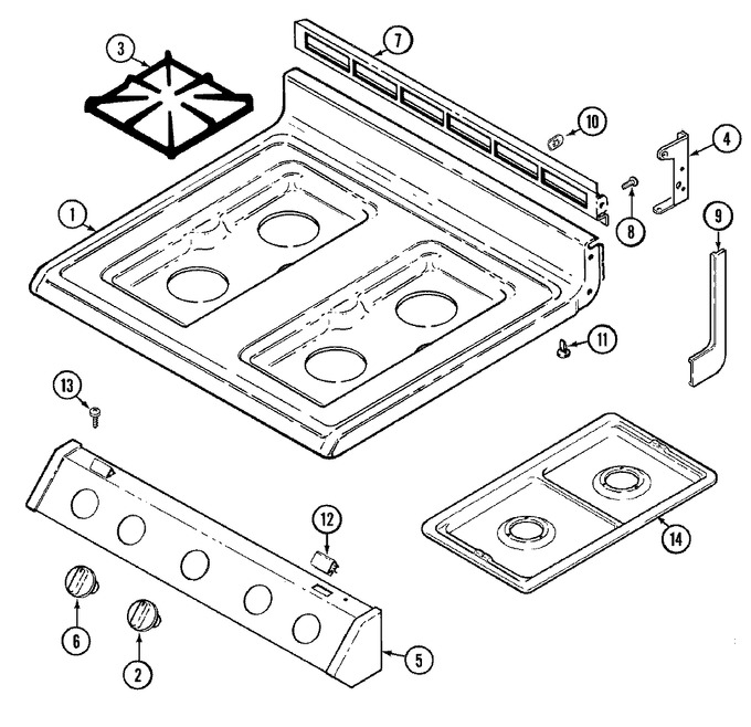 Diagram for G3287XRW