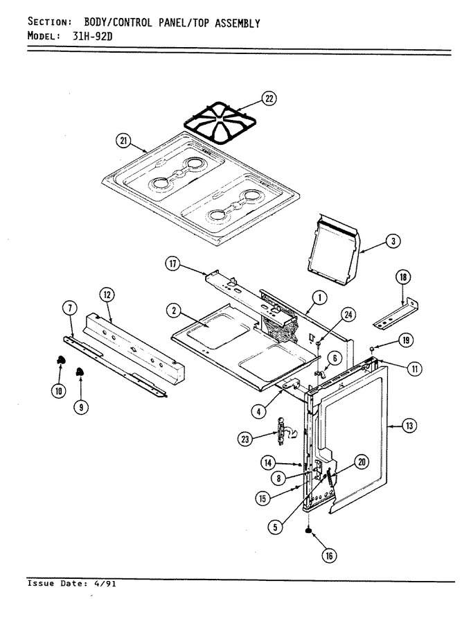 Diagram for 31HA-92DKX-ON