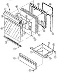 Diagram for 03 - Door/drawer (3442srx)