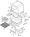 Diagram for 05 - Oven/base (3448xts)