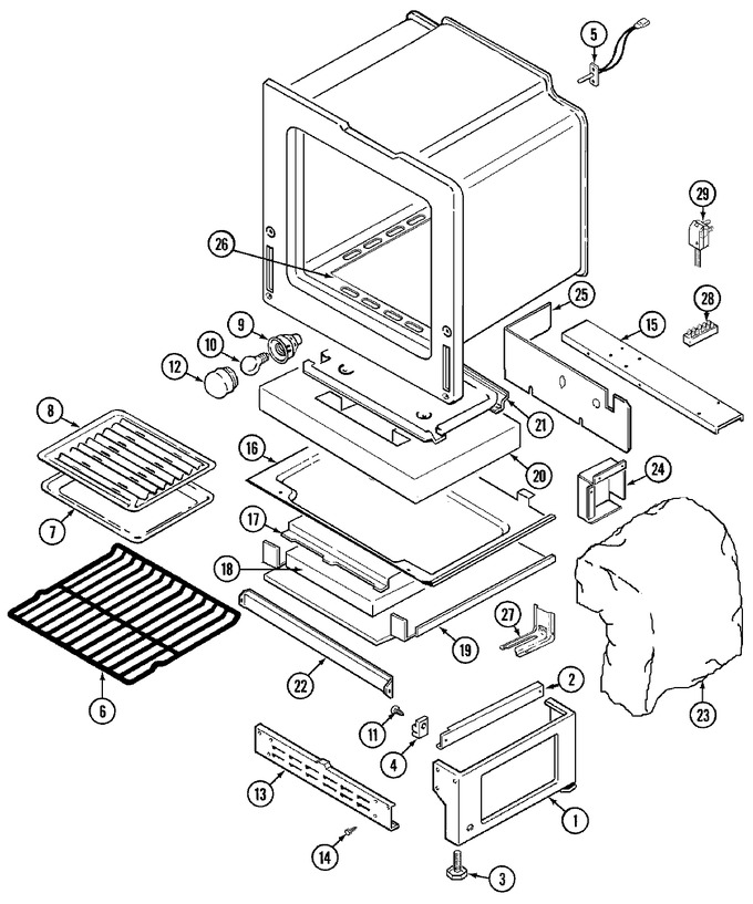 Diagram for CRG9700BAL