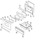 Diagram for 03 - Door/drawer (cre7500bdx)