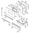 Diagram for 03 - Door/drawer (g3621xr)