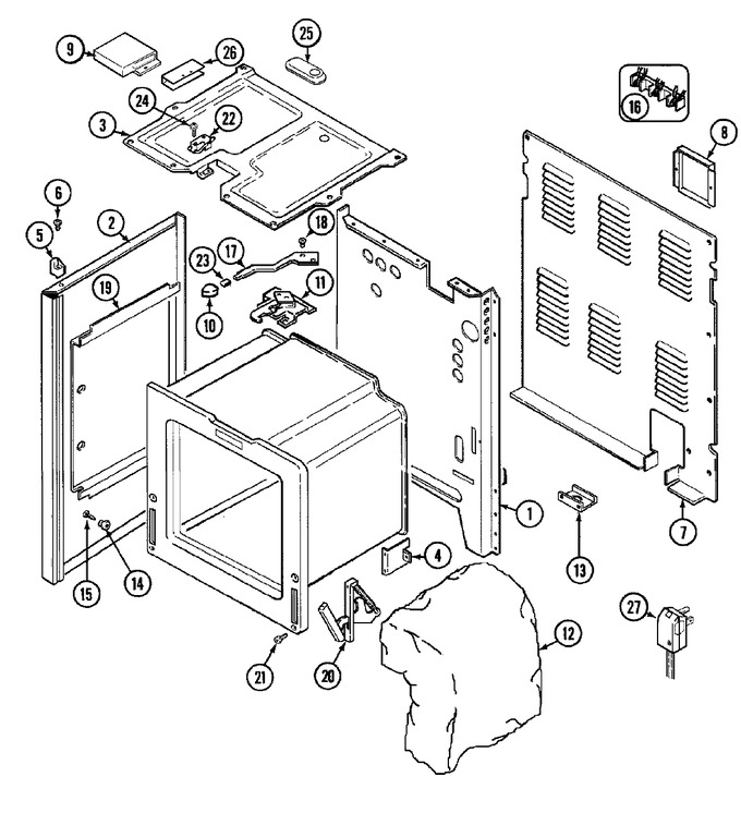 Diagram for 3822PRW