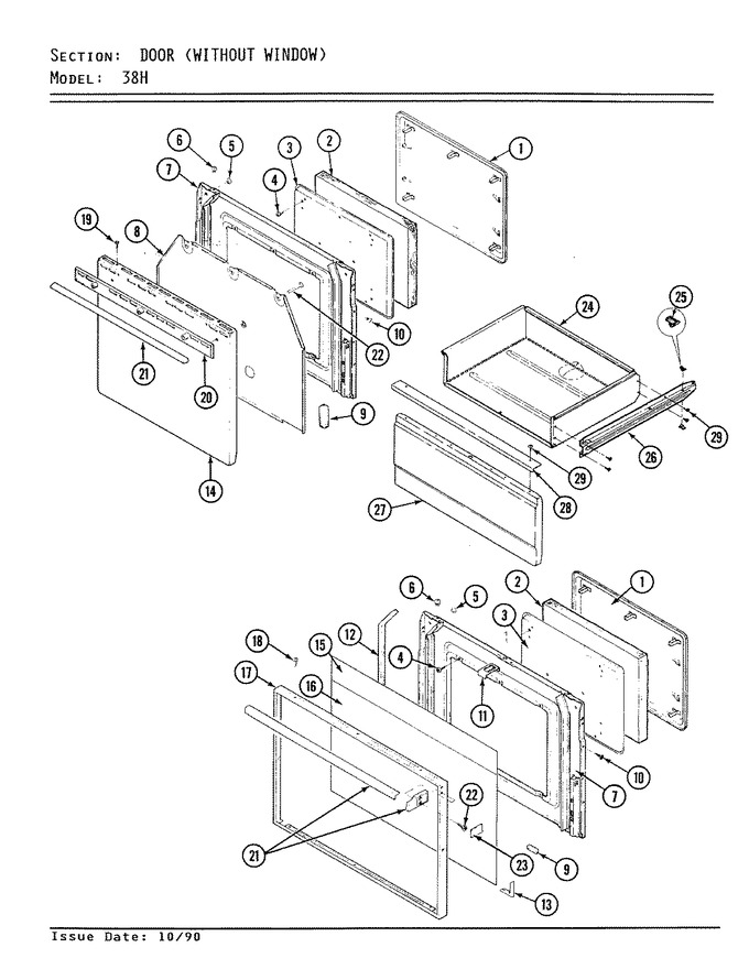 Diagram for B38HN-5TVW