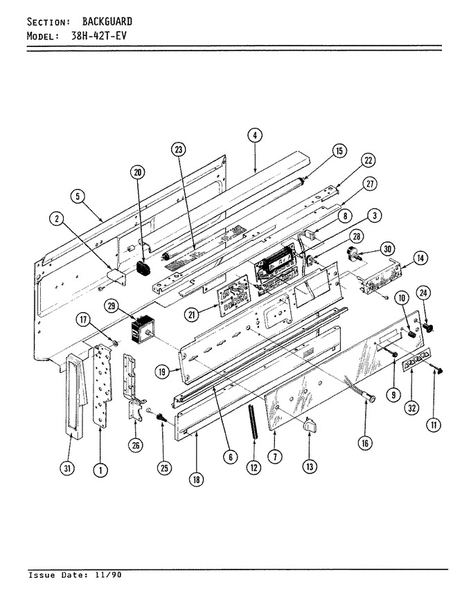 Diagram for B38HN-42TVW-EV