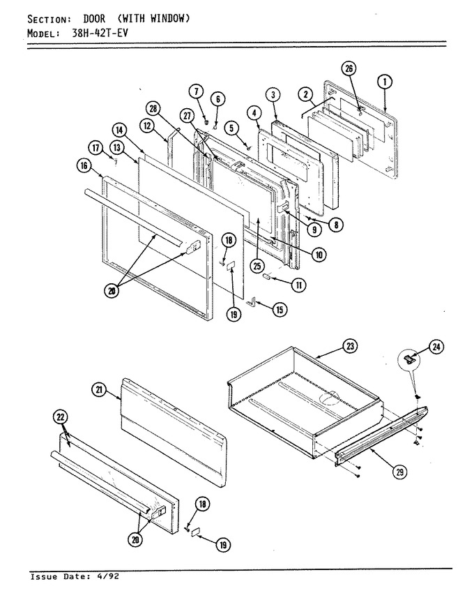 Diagram for B38HN-42TVW-EV