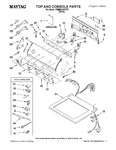 Diagram for 01 - Top And Console Parts