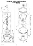 Diagram for 03 - Agitator, Basket And Tub Parts