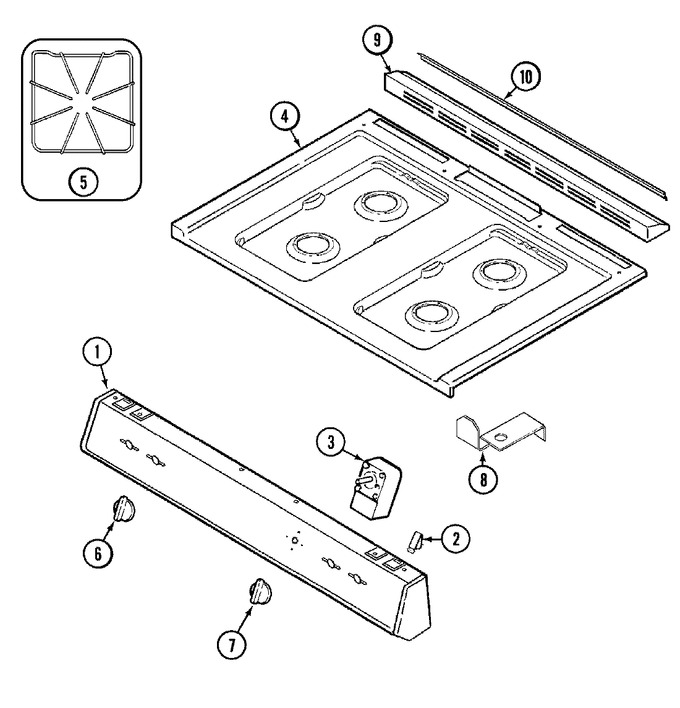 Diagram for 6100PTA