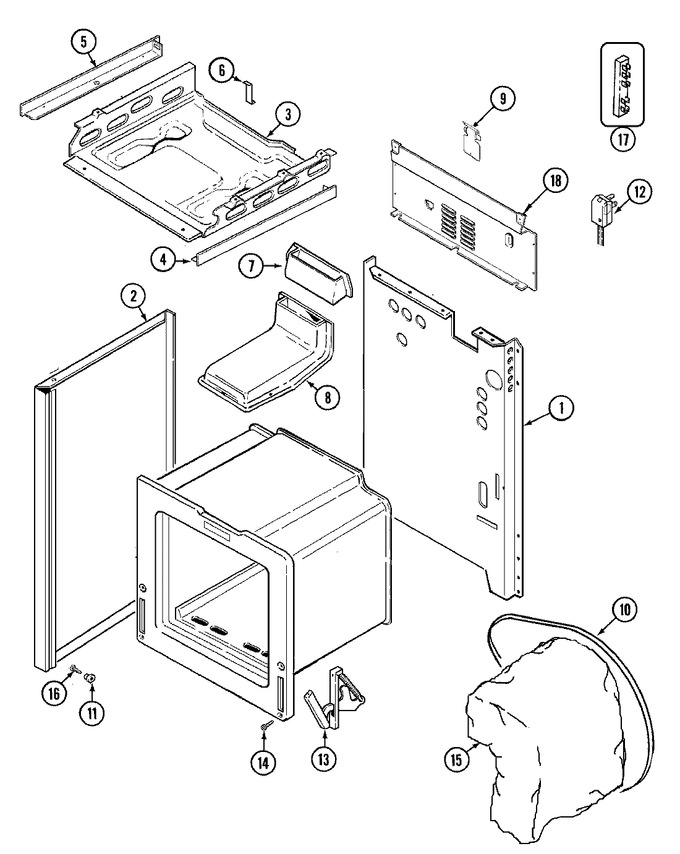 Diagram for 61S14WAW