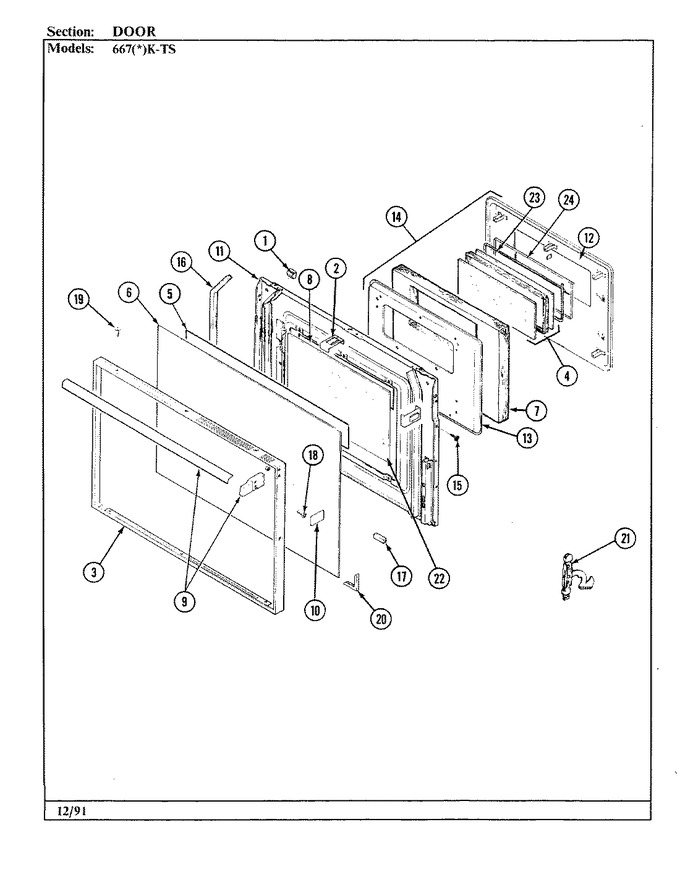 Diagram for 667KK-TSAW