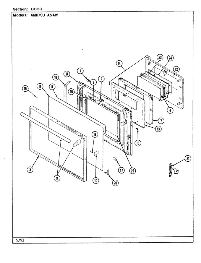 Diagram for 668WJ-ASAW