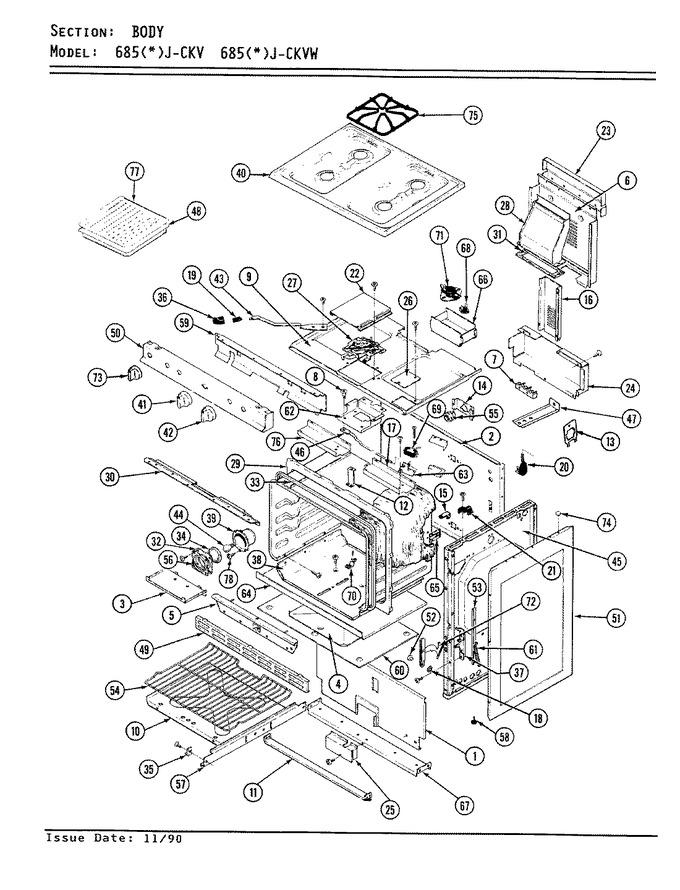 Diagram for 685AJ-CKVW