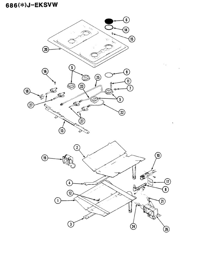 Diagram for 686AJ-EKSVW