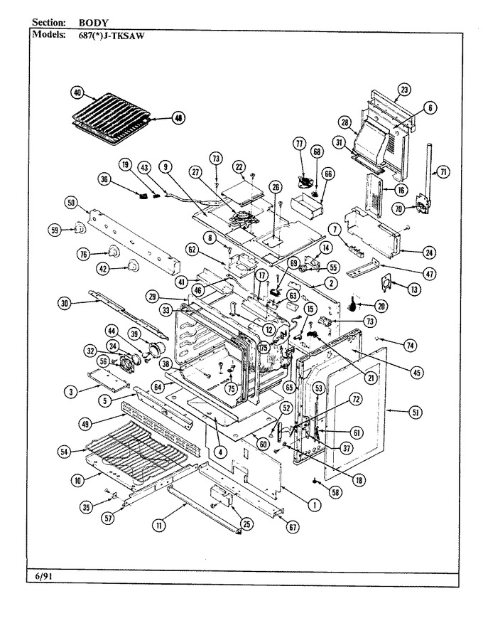 Diagram for 687AJ-TKSAW