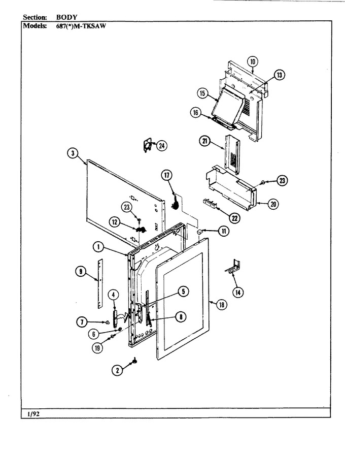 Diagram for 687WM-TKSAW