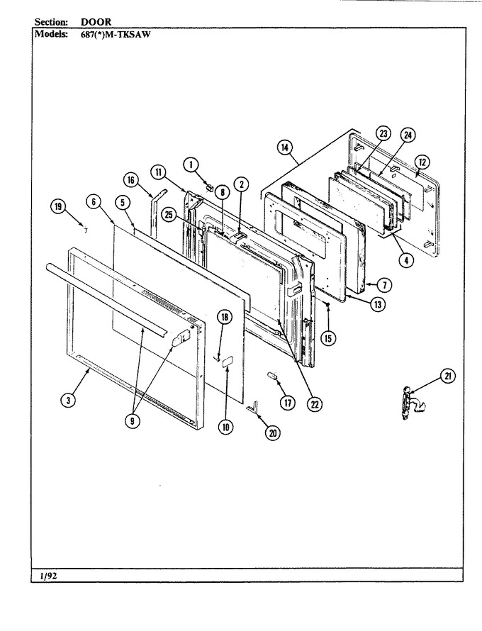 Diagram for 687AM-TKSAW