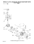 Diagram for 04 - Brake, Clutch, Gearcase, Motor And Pump Parts