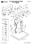 Diagram for 01 - Top And Console Parts