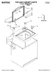 Diagram for 01 - Top And Cabinet Parts