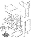 Diagram for 04 - Oven/body